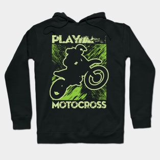 PLAY MOTO BIKER Hoodie